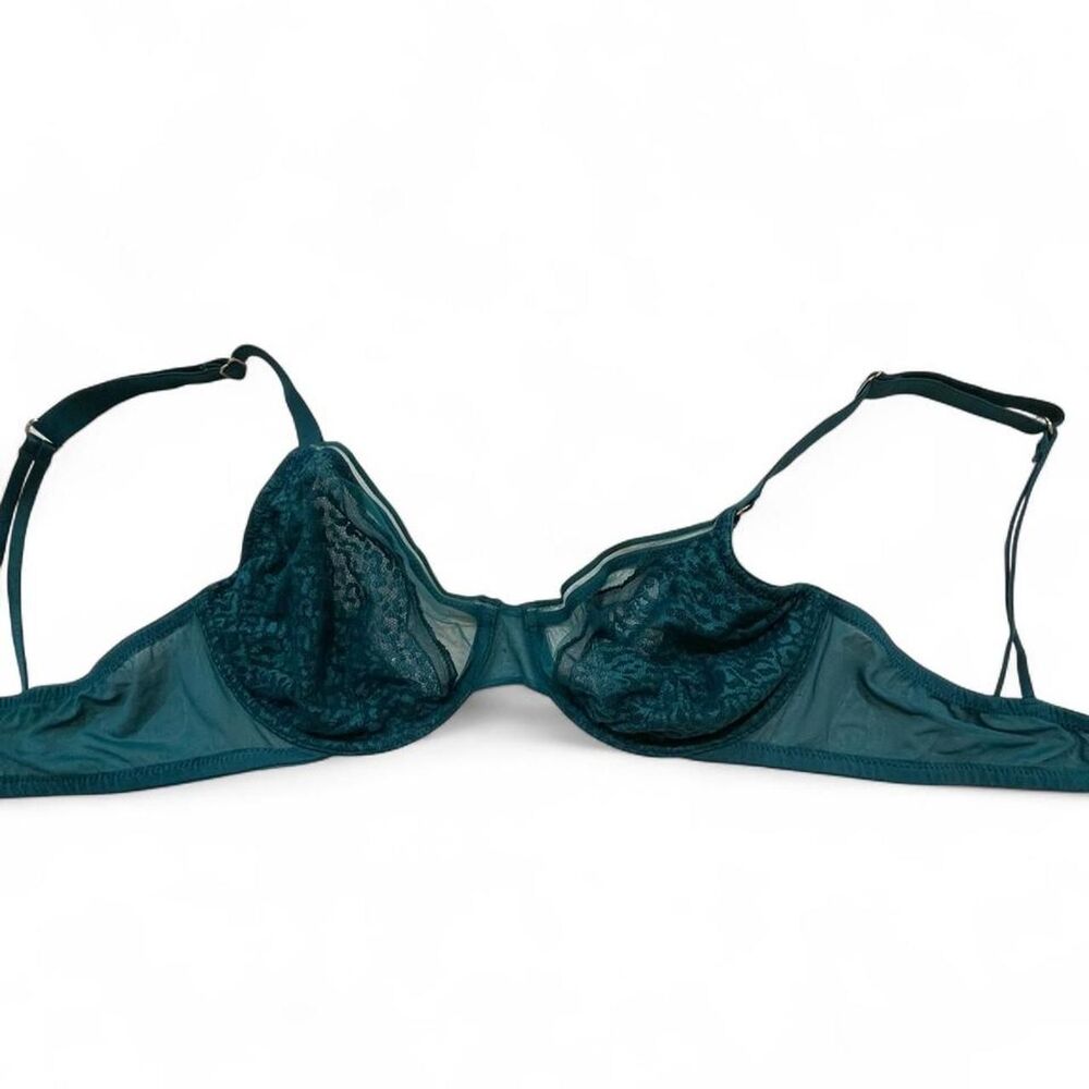 Auden Women's Green and Blue Bra